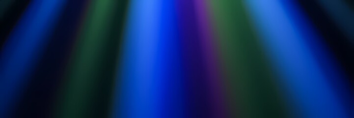 Fototapeta premium Colorful light rays create a mesmerizing display in a darkened space during an evening event. Generative AI