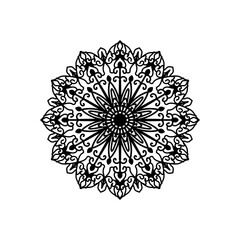 vector illustration of a floral ornament
