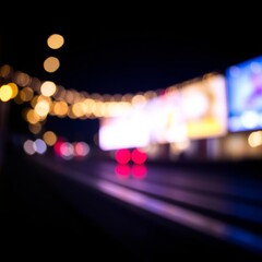 Bokeh light defocused blurred background colorful night lights with black background Bokeh light lights background bokeh abstract light bright effect shiny