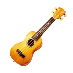 Fototapeta premium Ukulele Musical Instrument on White Background Isolated Image