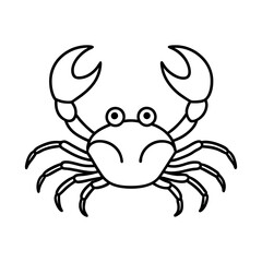 Rosie Crab Line Art Vector Perfect for Logos and Branding