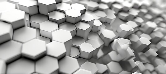 A sleek and modern geometric background with abstract gray hexagonal patterns for a stylish and minimalist design.