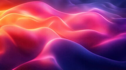 Obraz premium Abstract Colorful Waves of Light in Soft Gradient Textures