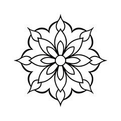 vector illustration of a flower