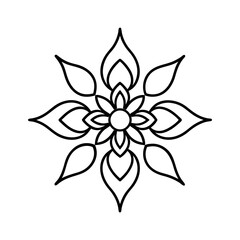 High Quality Floral Pattern Vector Ornament for Branding