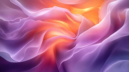 Obraz premium Soft Flowing Fabric Abstract Background in Gentle Purple Hues