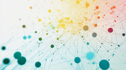 Professional business team working on a project together in the office Using economic growth charts and network connections to accompany the data. in Innovation analyzing future trends