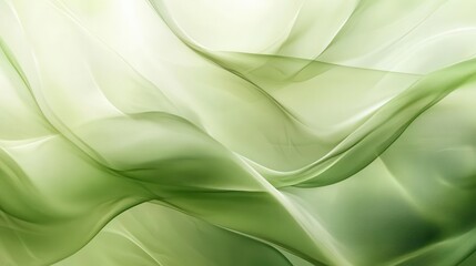 Naklejka premium Save the Green Planet, Abstract Organic Background in Green Color Shades and Curves