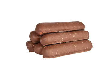 chocolate sticks tasty cookies cookies covered in dark chocolate caloric food