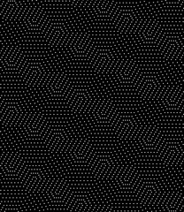 Vector seamless texture. Modern geometric background. Dotted grid.