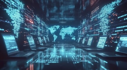 Global network data center server room code