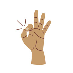 Hand OK gesture, accepting, approving, agreeing. Okay fingers sign. positive signal of satisfaction