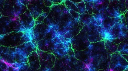 Fototapeta premium Abstract vibrant neon energy texture background.