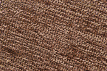 Soft brown color velvet fabric texture as background