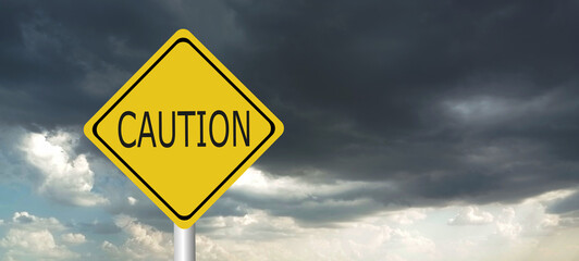 danger,caution,Hurricane Idalia warning sign against a powerful stormy background with copy space. Dirty and angled sign with cyclonic winds add to the drama.hurricane season sign on cloudy background