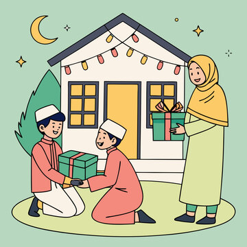 Eid Mubarak Festival Aftar Ramadan