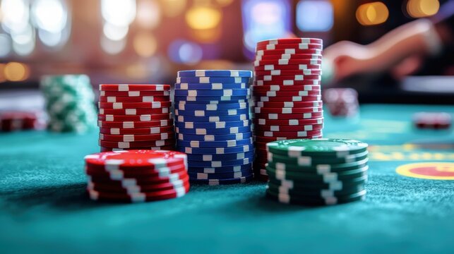 Excitement at the blackjack table as dealer showcases a winning hand of 21