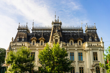 Fototapeta premium Buildings of Old Town Bucharest city - capital of Romania
