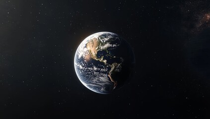 Earth, space, cosmos, sunrise, clouds, America, planet,  background,  stars, science