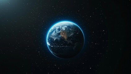Earth, space, rotating, night, stars, globe, planet, cosmic, background, environmental