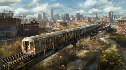 Fototapeta premium popular on Artstation Urban Aesthetic Utopian Scho_002