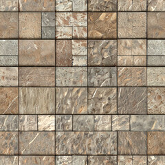 colorful mosaic texture background material created with small granite stone composition for 3d modelling and defuse mapping  