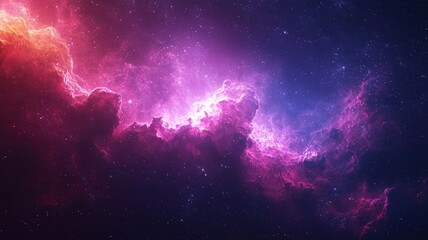 Cosmic nebula exploration outer space digital artwork celestial environment wide-angle view interstellar beauty and wonder