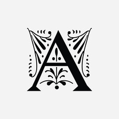 Fototapeta premium A letter vector