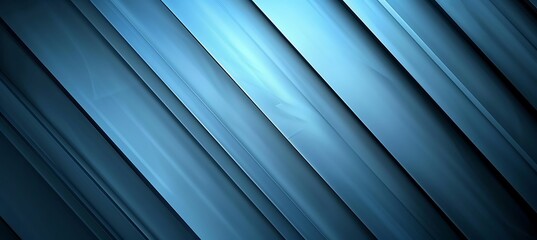 Obraz premium Stylish and trendy geometric background with vibrant sky blue diagonal lines, perfect for sleek and modern digital designs.