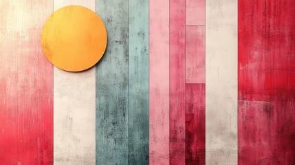 Colorful Abstract Background with Geometric Shapes and Textures