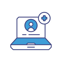 Patient Portal icon vector stock illustration