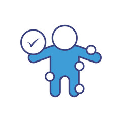 Symptom Checker icon vector stock illustration