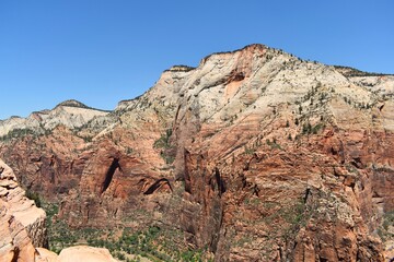 Obraz premium View from part way up Angels Landing