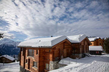 Ski resort, Bettmeralp, Switzerland
