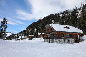 Ski resort, Bettmeralp, Switzerland