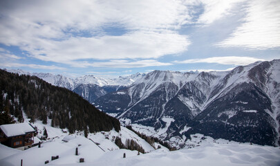 Ski resort, Bettmeralp, Switzerland