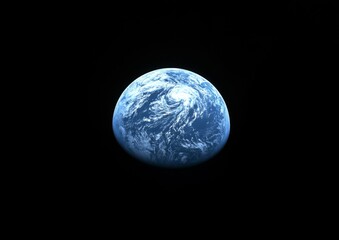 Fototapeta premium Earth, space, view, blue, planet, globe, dark, background, cosmic, image