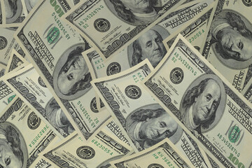 Abstract image of American dollars