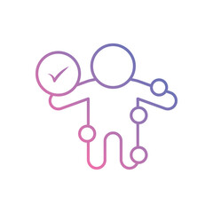 Fototapeta premium Symptom Checker icon vector stock illustration