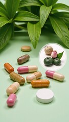 Experience an eco-friendly wellness boost through natural supplements infused with plant-based nutrients promoting detox and immune support