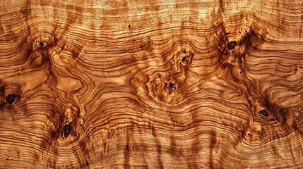 Naklejka premium Olive wood grain texture, close-up detail, natural pattern, background for design