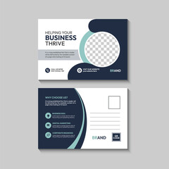 Modern Business Postcard Design Template