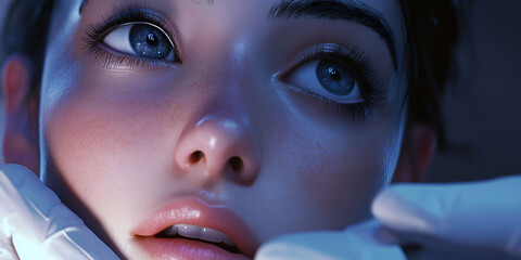 Close-Up of Doctor Giving Medicine with Realistic Detail in Hospital Setting