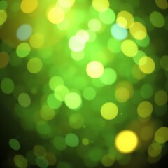 Obraz premium Abstract green glitter sparkle background with bokeh lights Bokeh light lights background bokeh abstract light bright effect shiny