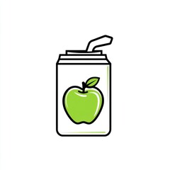 Apple Juice Can Graphic Design