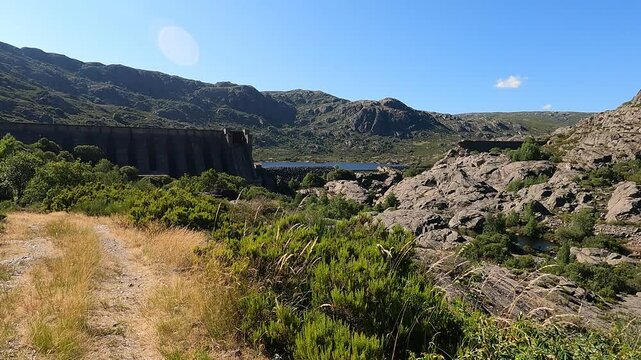 idilic place in the Tera canyon river, Sanabria, Zamora, Castilla y Le&oacute;n, Spain