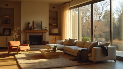 Fototapeta premium modern living room