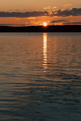 Sunset on the lake