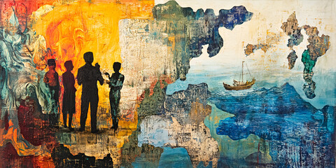 Fototapeta premium Research for Global Progress and Sustainable Development