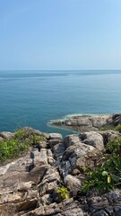 rocks and sea landscape in Thailand